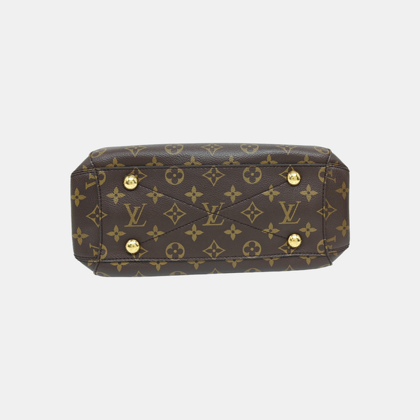 MONTAIGNE BB Monogram Coated Canvas Brown