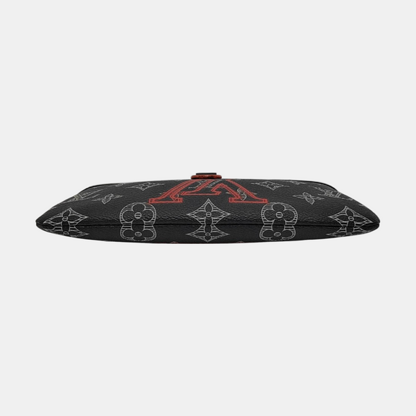 DISCOVERY PM Monogram Coated Canvas Black