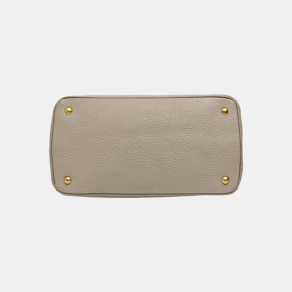 Galleria Large Calfskin Gray