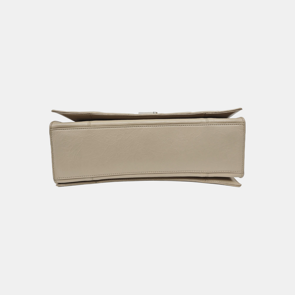 Crush Medium Quilted Calfskin Beige