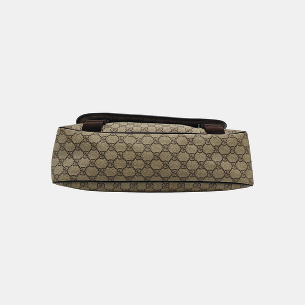 GG Messenger Monogram Coated Canvas Black