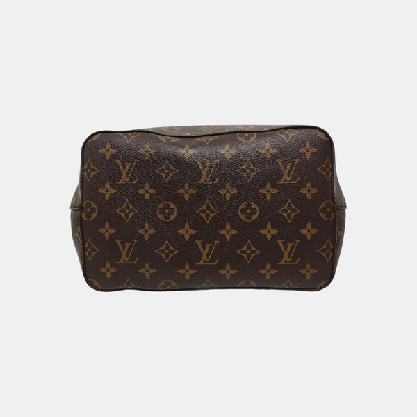 NÉONOÉ MM Monogram Coated Canvas Brown