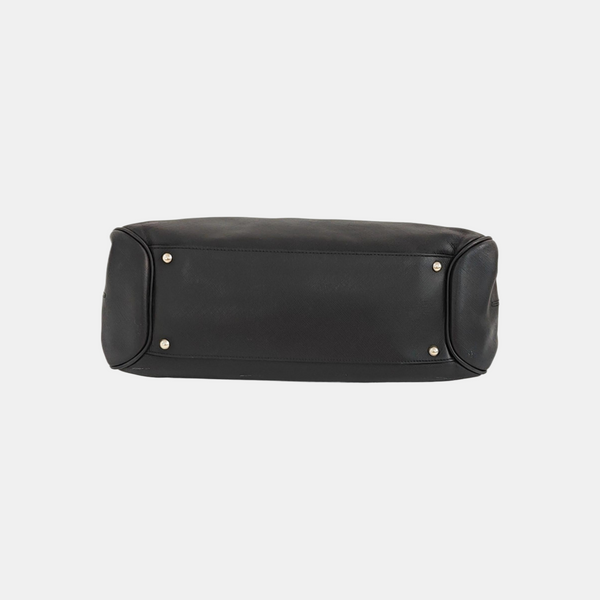 Calfskin Shoulder Bag Black