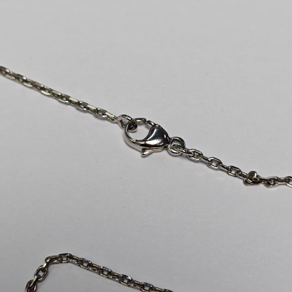 Pop H Metal Silver Necklace