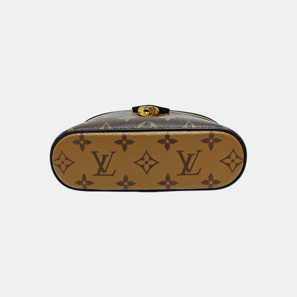 Vanity Chain Pouch Monogram Coated Canvas Brown