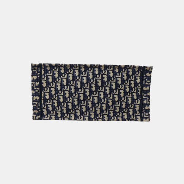 Book Tote Medium Oblique Canvas Blue