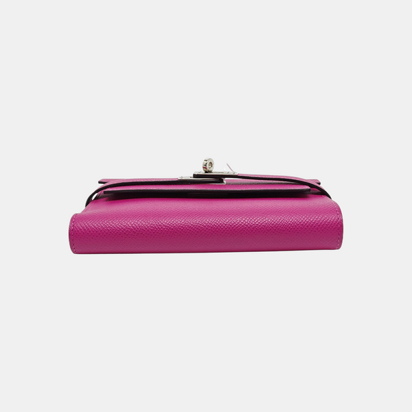 Kelly Medium Epsom Purple Wallet