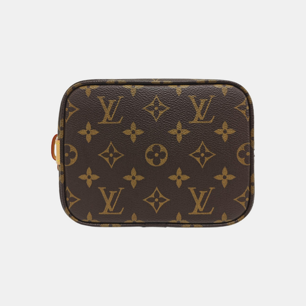 ALL IN Monogram Coated Canvas Brown