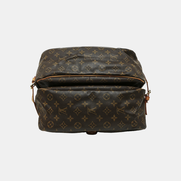 SAUMUR 35 Monogram Coated Canvas Brown
