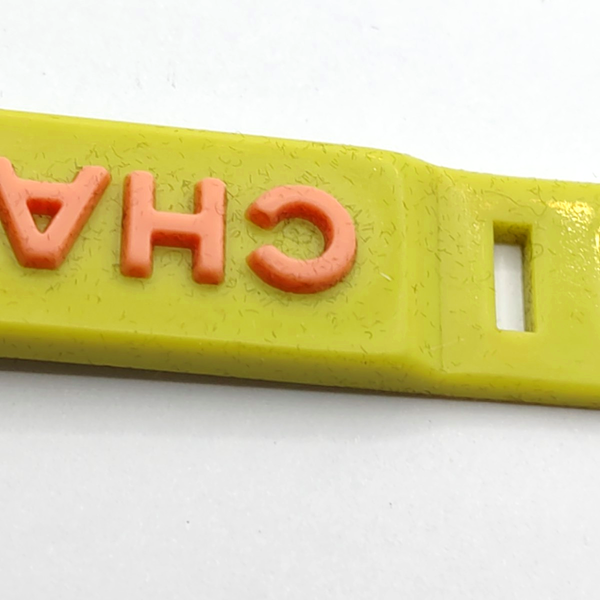 Synthetic Material Yellow Bracelet