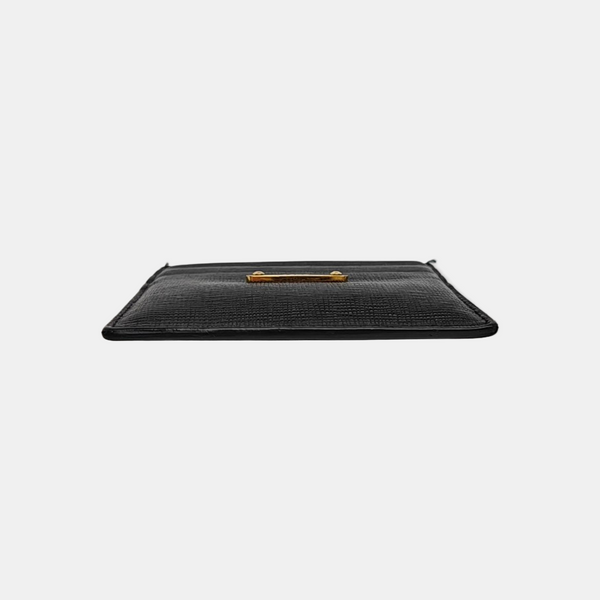 Monster Calfskin Black Card Holder