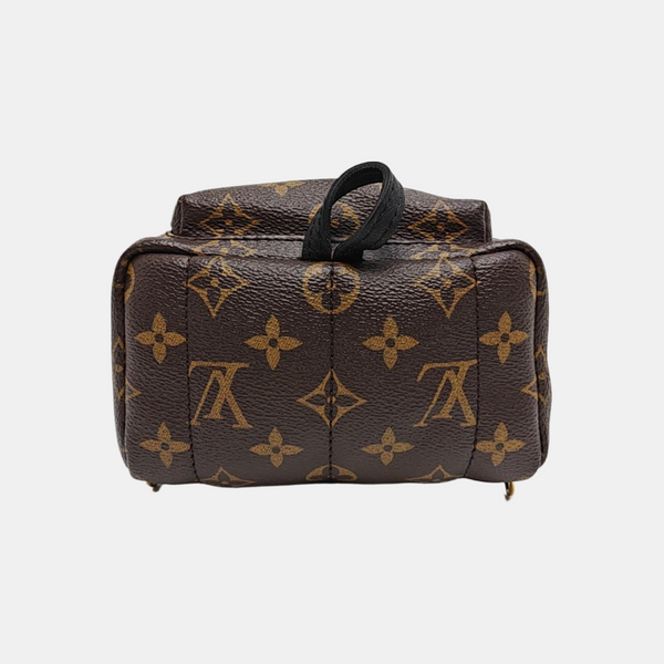 PALM SPRINGS Mini Monogram Coated Canvas Brown