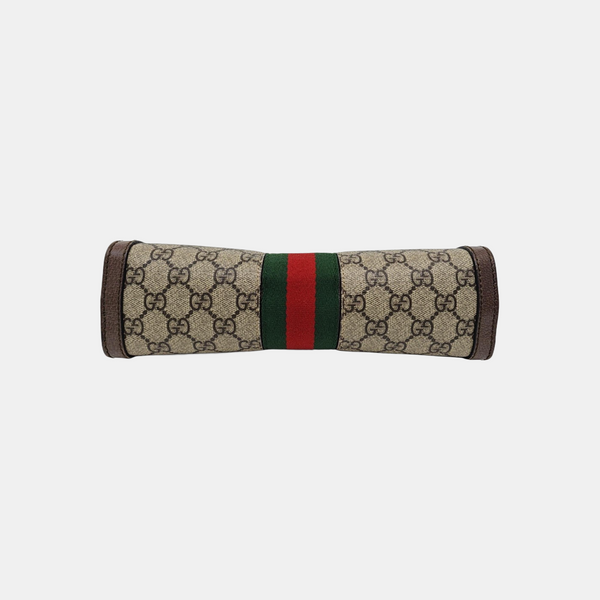 Ophidia Small Monogram Coated Canvas Beige