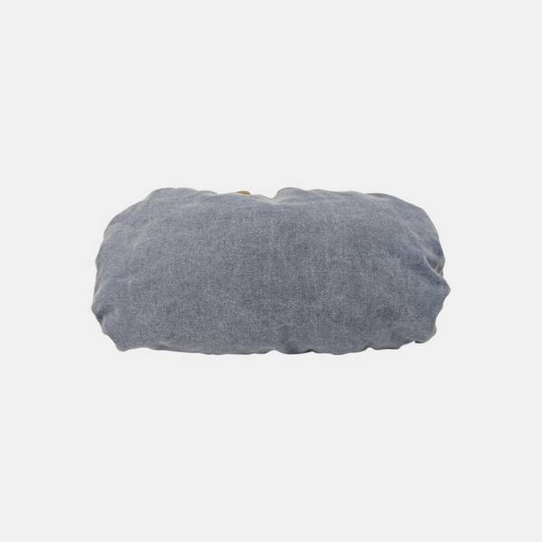 Denim Top Handle Bag Blue