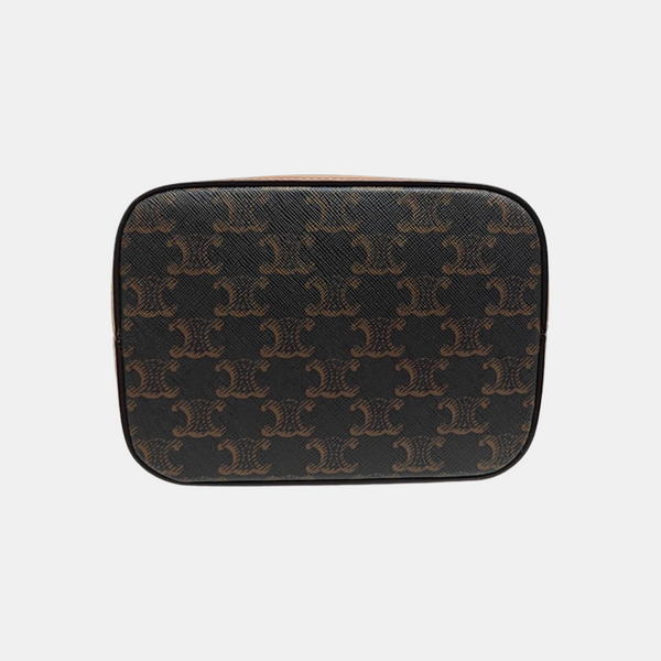 TRIOMPHE CANVAS Small Coated Canvas Brown