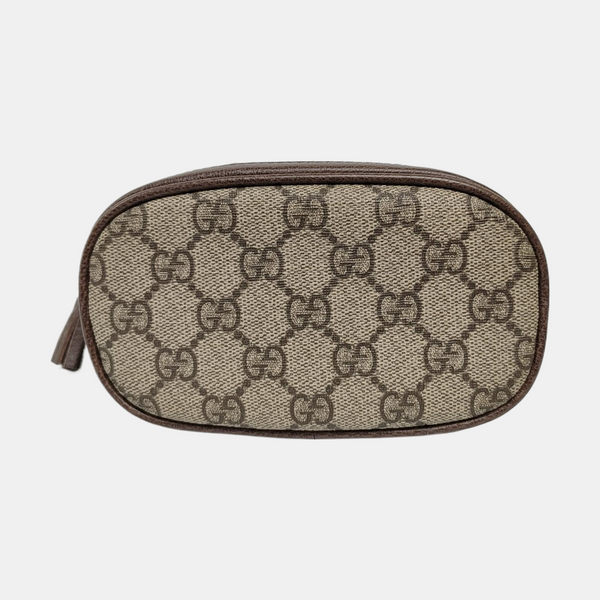Ophidia Mini Monogram Coated Canvas Beige