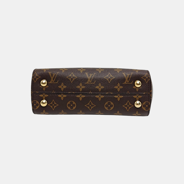 CLUNY Monogram Coated Canvas Brown