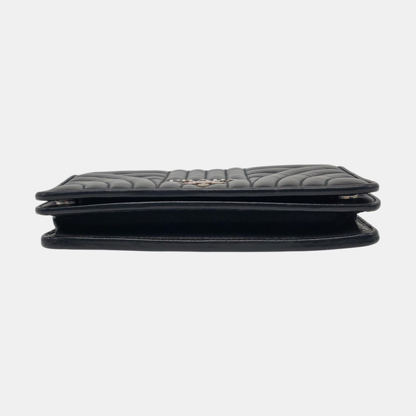 Diagramme Mini Quilted Lambskin Black