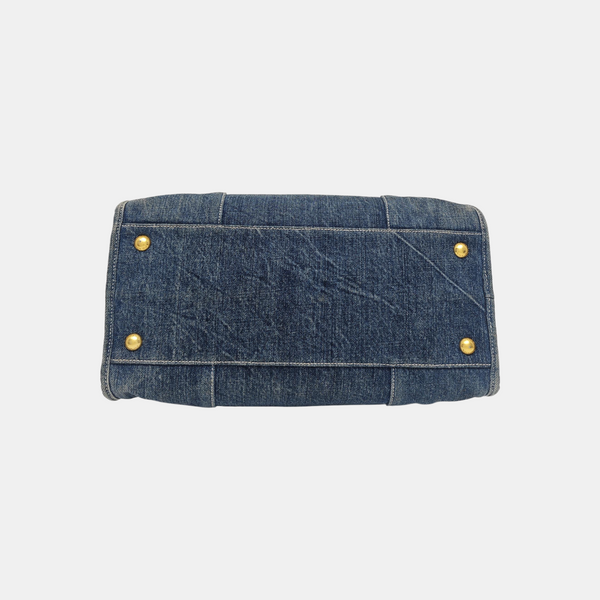 Denim Tote Bag Blue
