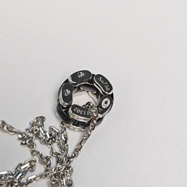 ULTRA 18k White Gold Silver Necklace