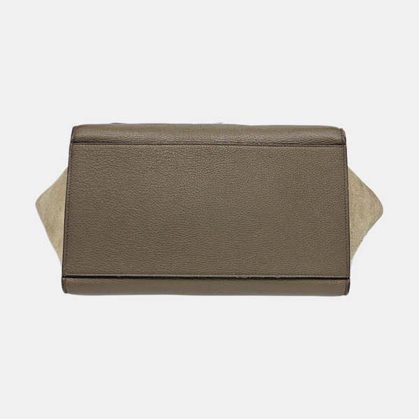 TRAPEZE Small Calfskin Gray