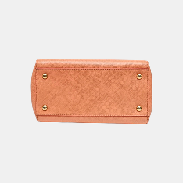 Calfskin Top Handle Bag Pink