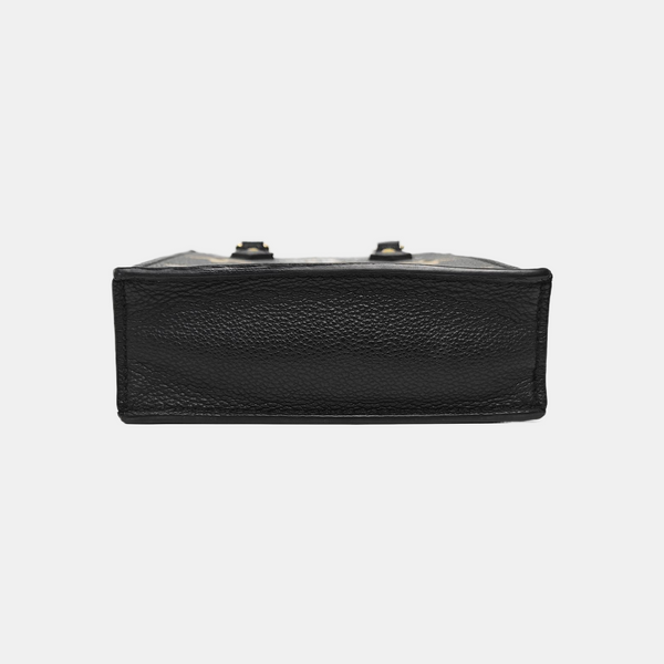 SAC PLAT Mini Monogram Calfskin Black