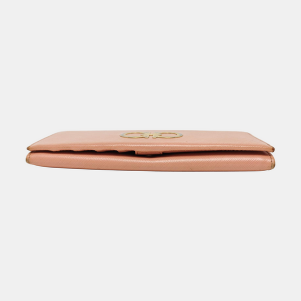 Authenticated pre-owned Gancini Calfskin Pink Wallet - Wallet at Looply
