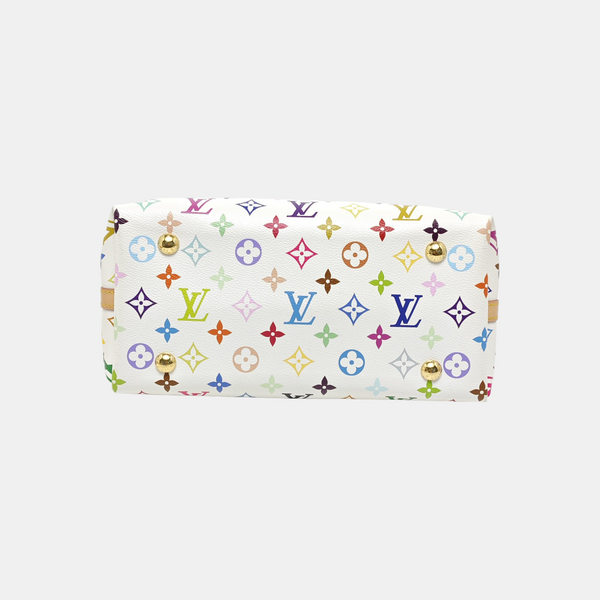 LV × TM CARRYALL PM Monogram Coated Canvas White