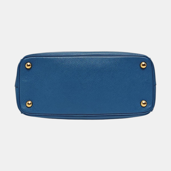 Authenticated pre-owned Galleria Saffiano Calfskin Blue - Shoulder Bag at Looply