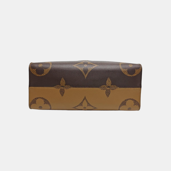 ONTHEGO MM Monogram Coated Canvas Brown