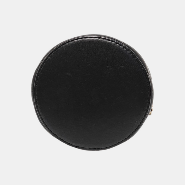 Quilted Lambskin Bucket Bag Black