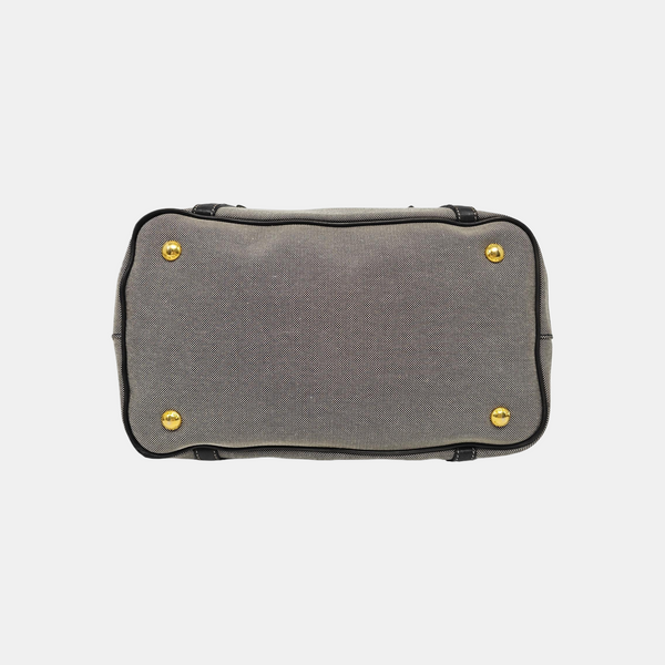 Fabric Shoulder Bag Gray