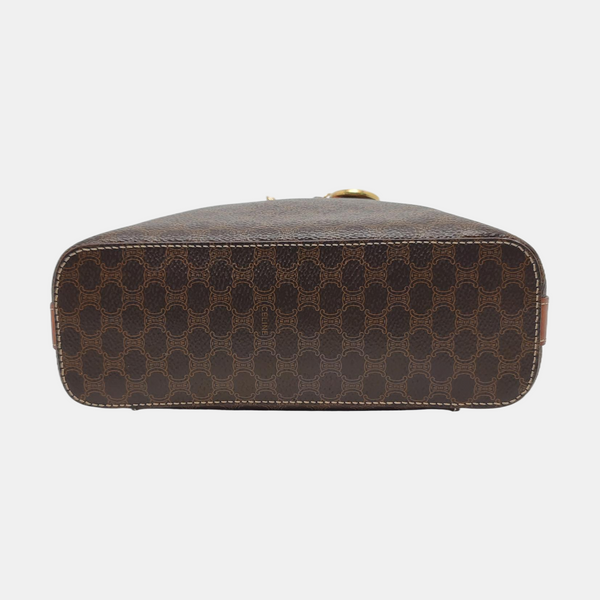 MACADAM TOP HANDLE COSMETIC BAGS Coated Canvas Brown