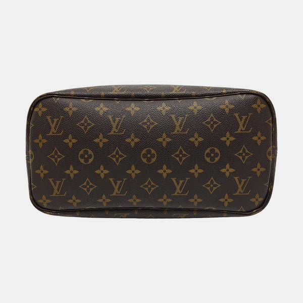 NEVERFULL MM Monogram Coated Canvas Brown