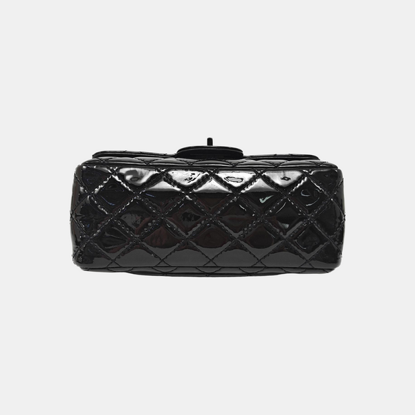 2.55 224 (mini) Quilted Patent Calfskin Black