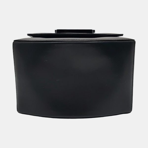 Calfskin Top Handle Bag Black