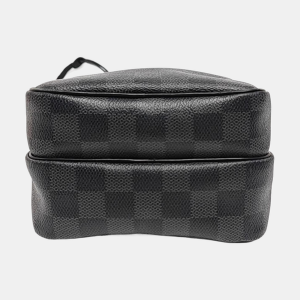 REM Damier Graphite Coated Canvas Gray