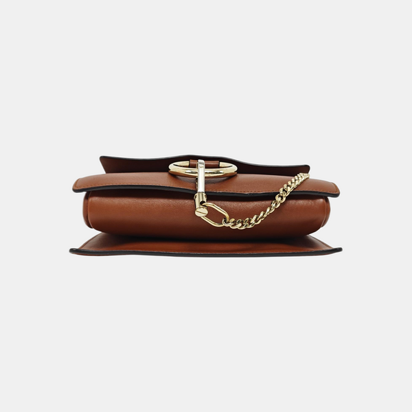 Faye Small Calfskin Brown