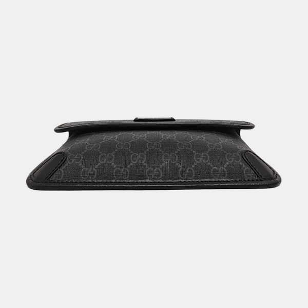 Neo Vintage Monogram Coated Canvas Black