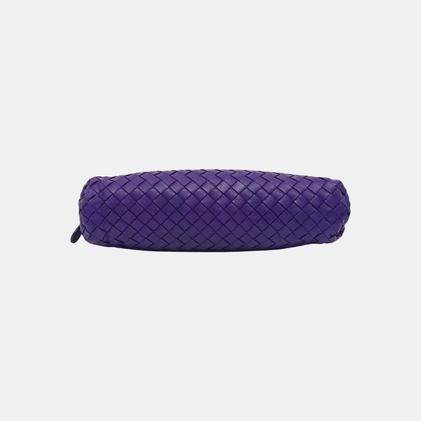 Calfskin Top Handle Bag Purple