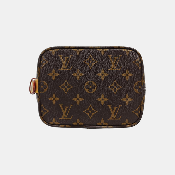 ALL IN BB Monogram Coated Canvas Brown
