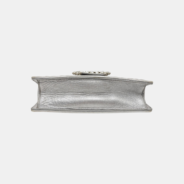 Matelassé Quilted Lambskin Silver
