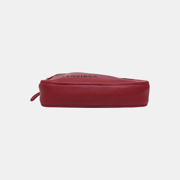 Triangle Calfskin Red