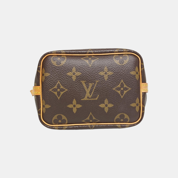 NÉONOÉ Nano Monogram Coated Canvas Brown