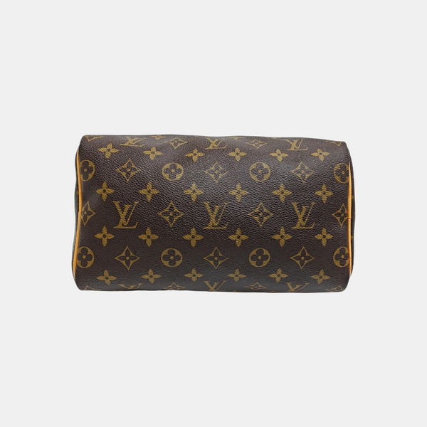 SPEEDY 25 Monogram Coated Canvas Brown