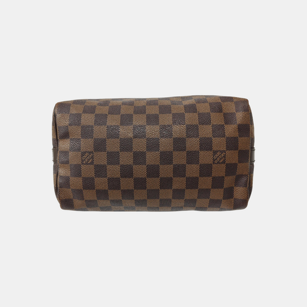SPEEDY 25 Damier Ebene Coated Canvas Brown