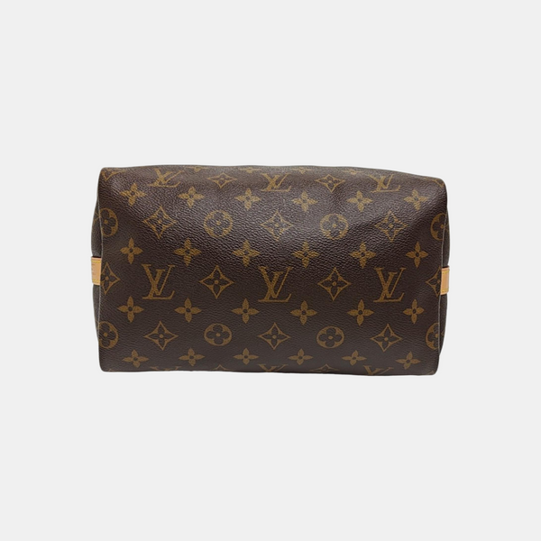 SPEEDY 25 Monogram Coated Canvas Brown