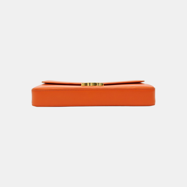 Authenticated pre-owned TRIOMPHE Calfskin Orange - Shoulder Bag at Looply