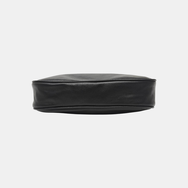 Lambskin Top Handle Bag Black